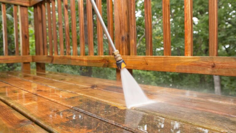 Deck Pressure Washing