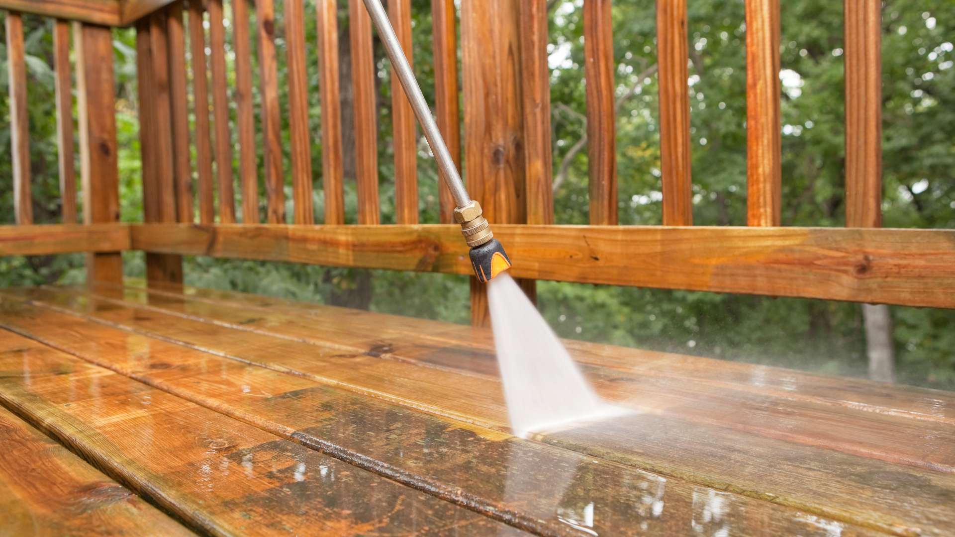 Deck Pressure Washing